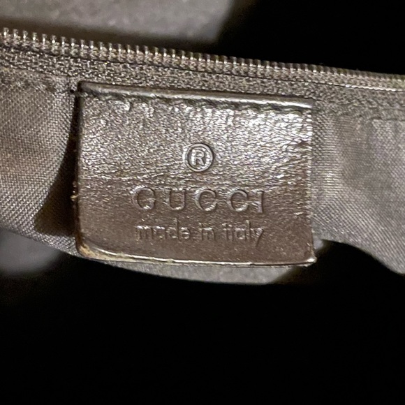 Gucci vintage black GG logo shoulder bag - Picture 5 of 7